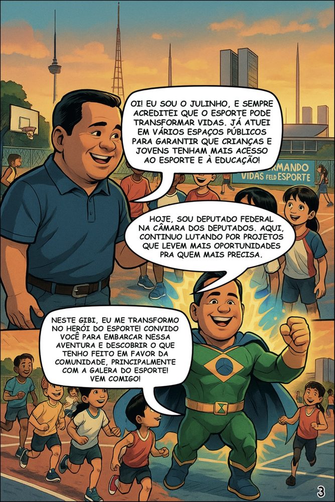 Página da revista Julinho
